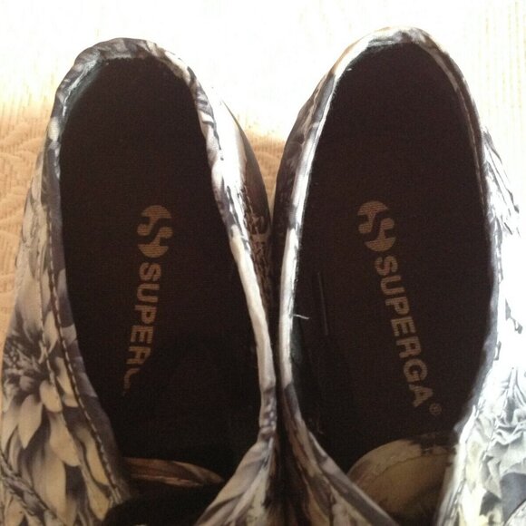 Superga Anthropologie Petunia Platform Sneakers Canvas 41.5 - USAW 10 - USAM 8.5 - Picture 5 of 11